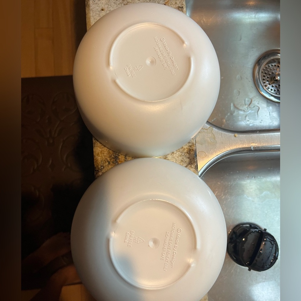 Set of 2 Melamine Outdoor/Indoor Tableware - Picture 3 of 6